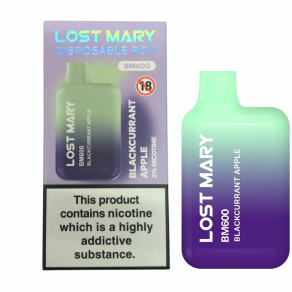 Lost Mary BM600 - Blackcurrant Apple (Disposable Pod Kit) 20MG