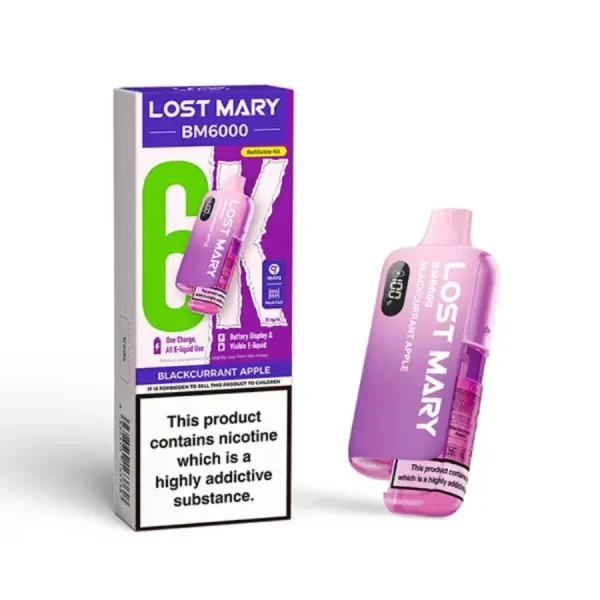 Lost Mary BM6000 - Blackcurrant Apple Disposable Lost Mary BM6000 - Blackcurrant Apple Disposable