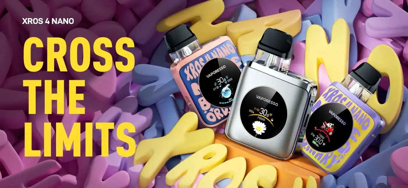 VAPORESSO XROS 4 NANO POD KIT 2 VAPORESSO XROS 4 NANO POD KIT