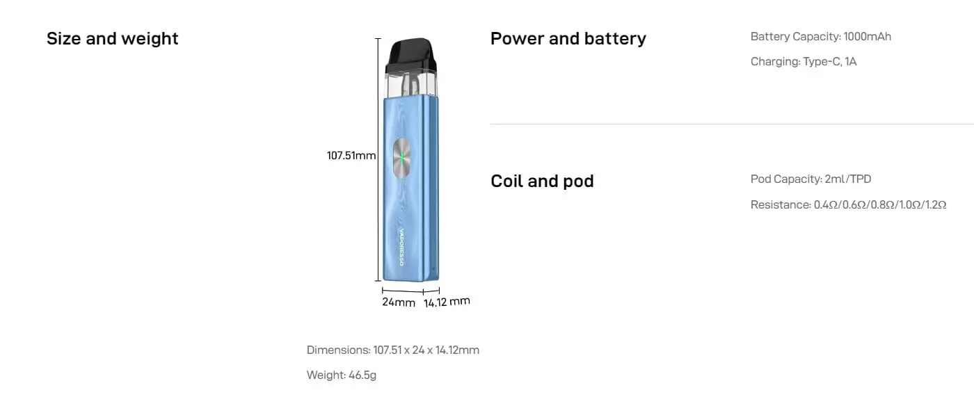 VAPORESSO XROS 4 MINI POD KIT 10 VAPORESSO XROS 4 MINI POD KIT