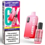 Lost Mary BM6000 - Strawberry Ice Pre-Filled Vape Kit Lost Mary BM6000 - Strawberry Ice Pre-Filled Vape Kit