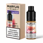 MARYLIQ - Peach Ice Lost Mary Nic Salt Liquid MARYLIQ - Peach Ice Lost Mary Nic Salt Liquid